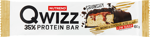 Qwizz Protein Bar proteinová tyčinka příchuť mandle čokoláda  NUTREND
