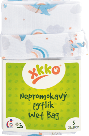 Nepremokavé vrecko na plienky Sky Whale - S xkko