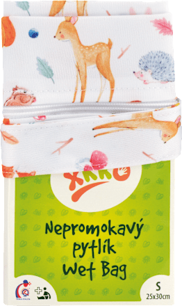 Nepremokavé vrecko na plienky Wild Forest - S xkko