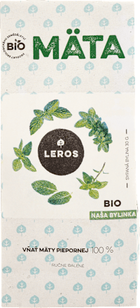 Bio Sypaný bylinný čaj Naša Bylinka Mäta Leros