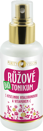 Ružové tonikum s kyselinou hyalurónovou a vitamínom C Purity Vision
