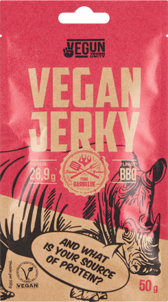Vegan Jerky s BBQ příchutí VEGUN