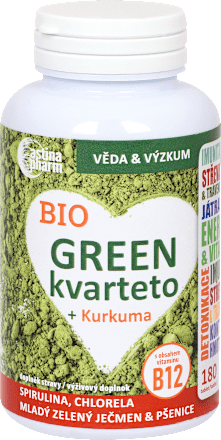 BIO Green kvarteto+kurkuma astina pharm