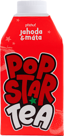 Ľadový čaj jahoda & mäta POPSTAR Tea