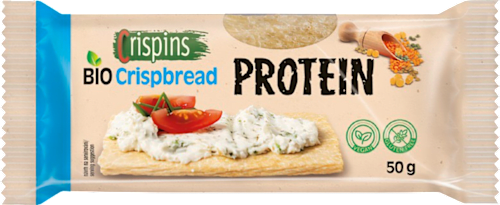 bio křehký plátek proteinový Crispins