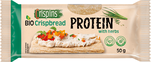 bio křehký plátek proteinový s bylinkami Crispins