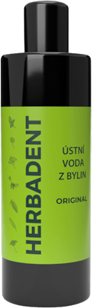 ústní voda bylinná bez fluoru Herbadent