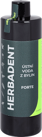 ústní voda z bylin s fluoridy Herbadent