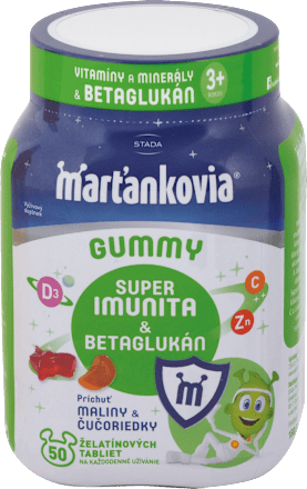 Vitamíny Marťankovia Gummy Super Imunita & Betaglukán Walmark