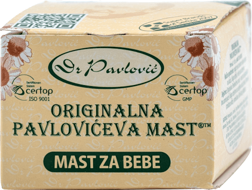 ORIGINALNA PAVLOVIĆEVA MAST za bebe - sa ekstraktom kamilice, od rođenja Dr Pavlović