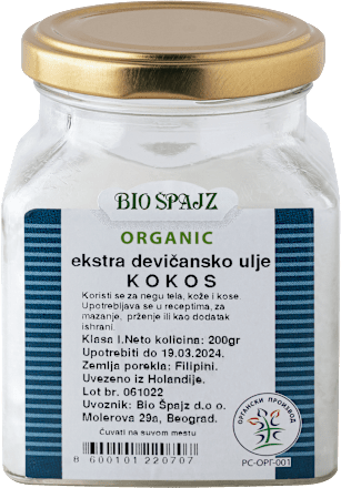 KOKOS - ekstra devičansko ulje BioŠpajz