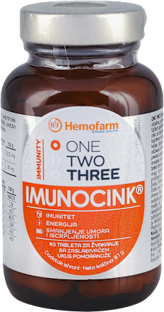 ONE TWO THREE IMUNOCINK® za odrasle, Hemofarm