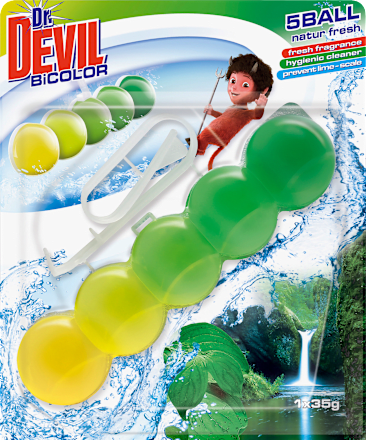 Odorizant de wc bicolor natur fresh Dr.DEVIL