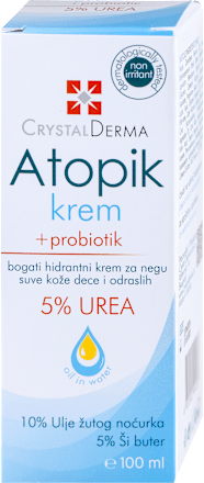 Atopik krem 5% urea + probiotik CrystalDerma