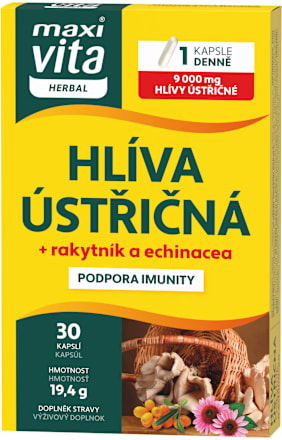 Hlíva ústřičná s rakytníkem & echinaceou maxi vita