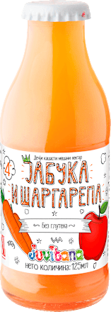 Dečiji kašasti mešani nektar - jabuka i šargarepa, od 4. meseca juvitana