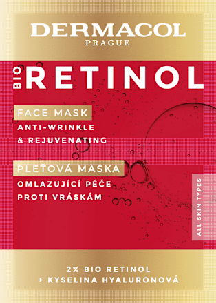Pleťová maska proti vráskam Bio Retinol Dermacol