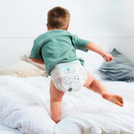 Nočné plienkové nohavičky Deluxe Velvet Sleepy - L (8-13 kg) Kolorky