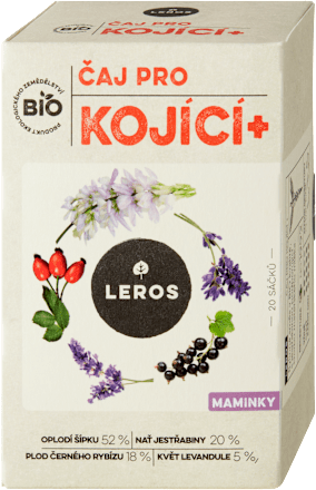 BIO bylinný čaj pro kojící maminky, 20x2 g Leros