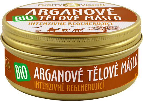 tělové máslo s raw bio arganovým olejem Purity Vision