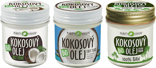 dárková sada kokosových olejů Purity Vision
