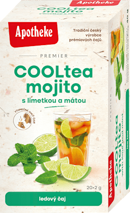 ledový čaj Mojito s příchutí limetka a máta 20x2 g Apotheke