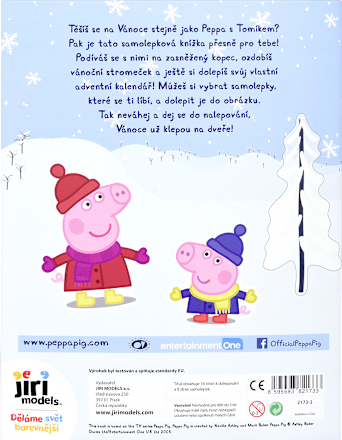 samolepková knížka Peppa Pig JIRI MODELS