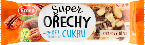Super tyčinka ořechy pekanový ořech Emco