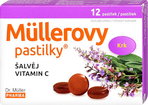 pastilky se šalvějí Dr. Müller PHARMA