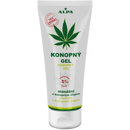 Konopný gél masážny Alpa