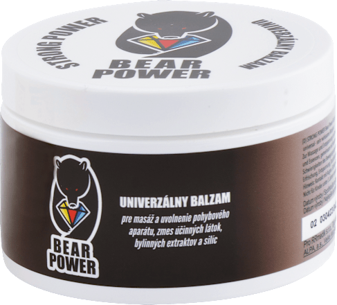Univerzálny masážny balzam Bear Power  Strong Power