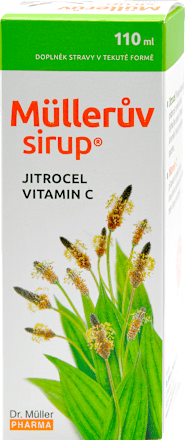 sirup s jitrocelem a vitamínem C Dr. Müller PHARMA