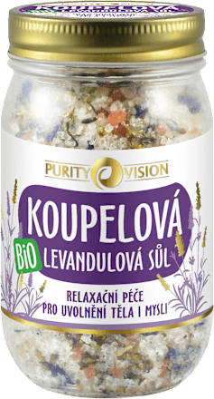 BIO levandulová koupelová sůl Purity Vision