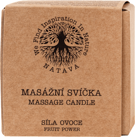 masážní svíčka Síla ovoce NATAVA