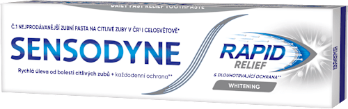 zubní pasta Rapid Relief Whitening Sensodyne