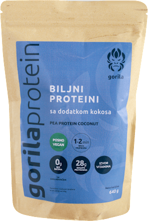 BILJNI PROTEIN - sa dodatkom kokosa gorilaprotein