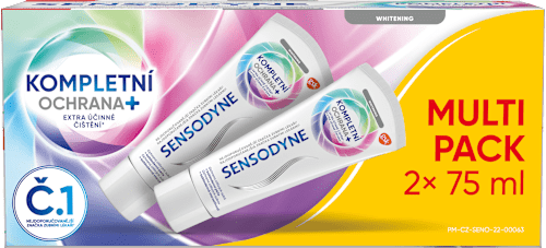 zubní pasta Kompletní ochrana Whitening 2x75 ml Sensodyne