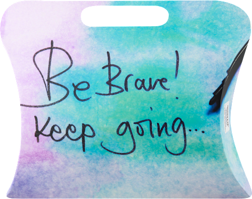 Ukrasna poklon kesa srednja - Be Brave! Keep going... K&P