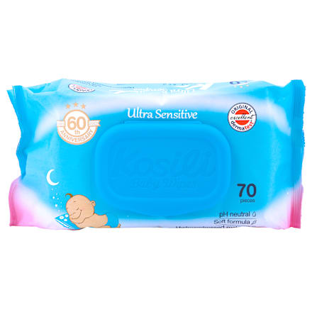 Ultra Sensitive  vlažne maramice - plave Kosili