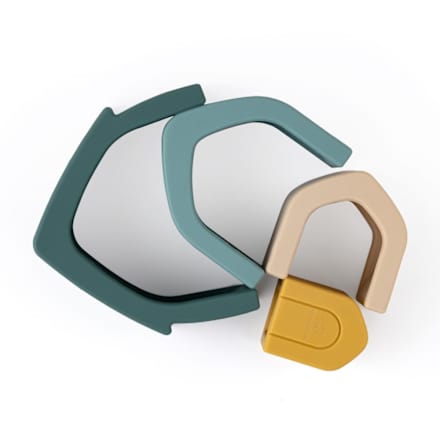 Silikónová skladacia hračka domček Misty Green - 12m+ Petite&Mars