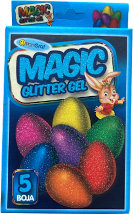 Magic Glitter gel za jaja Dekoracije