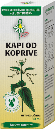 Kapi od lista koprive Institut  „Dr Josif Pančić“