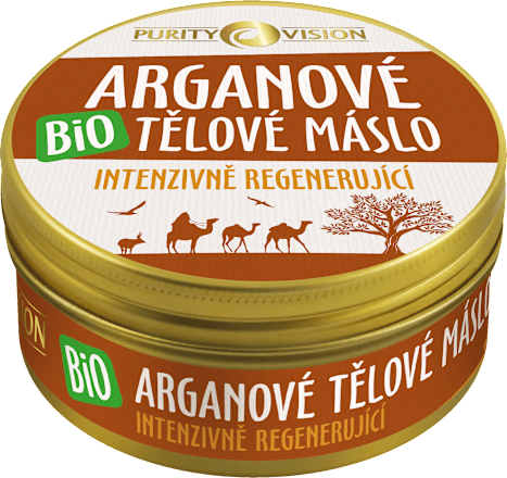 Telové maslo s bio raw arganovým olejom Purity Vision