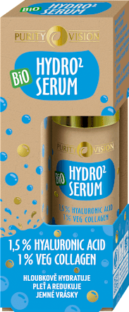 Pleťové sérum Hydro2 1,5 % Hyaluronic Acid, 1 % Veg Collagen Purity Vision