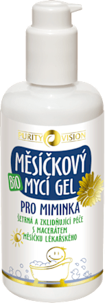 Bio nechtíkový umývací gél pre bábätká Purity Vision