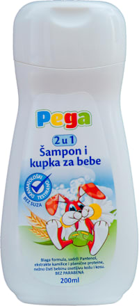 2u1 šampon i kupka za bebe, od 3. godine Pega