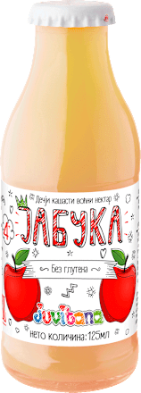 Dečiji kašasti voćni nektar - jabuka, od 4. meseca juvitana