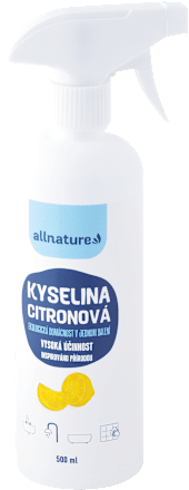 Kyselina citrónová v spreji Allnature