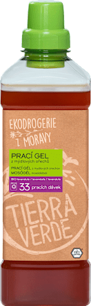 prací gel z mýdlových ořechů s BIO levandulovou silicí TIERRA VERDE