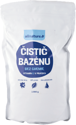 Čistič bazéna s kyselinou askorbovou allnature